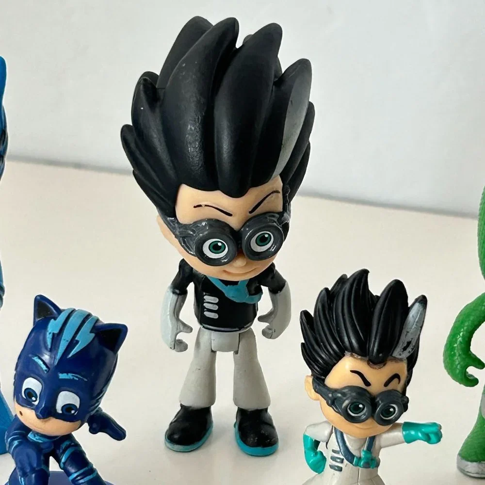 Lot of 7 PJ Masks Figures Gekko Owlette Catboy Romeo Figures Cake‎ Toppers Toys